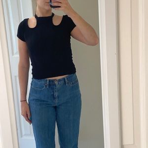 Cut out black top